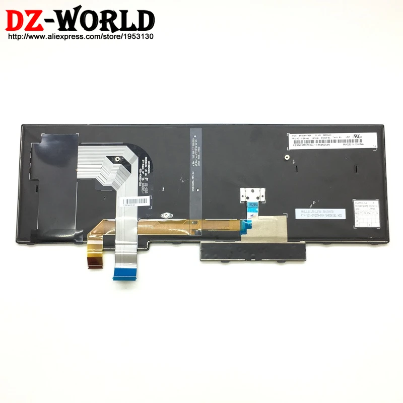 Новая Оригинальная английская клавиатура с подсветкой для Lenovo Thinkpad T570 P51S T580 P52S