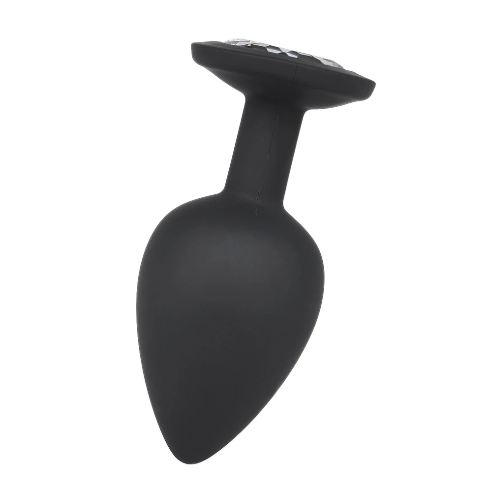 1Pc Silicone Jeweled Anal Plug Prostate Massager Butt Trainer Erotic Adult Sex Toys For Women Man Gays 3 Sizes | Красота и здоровье