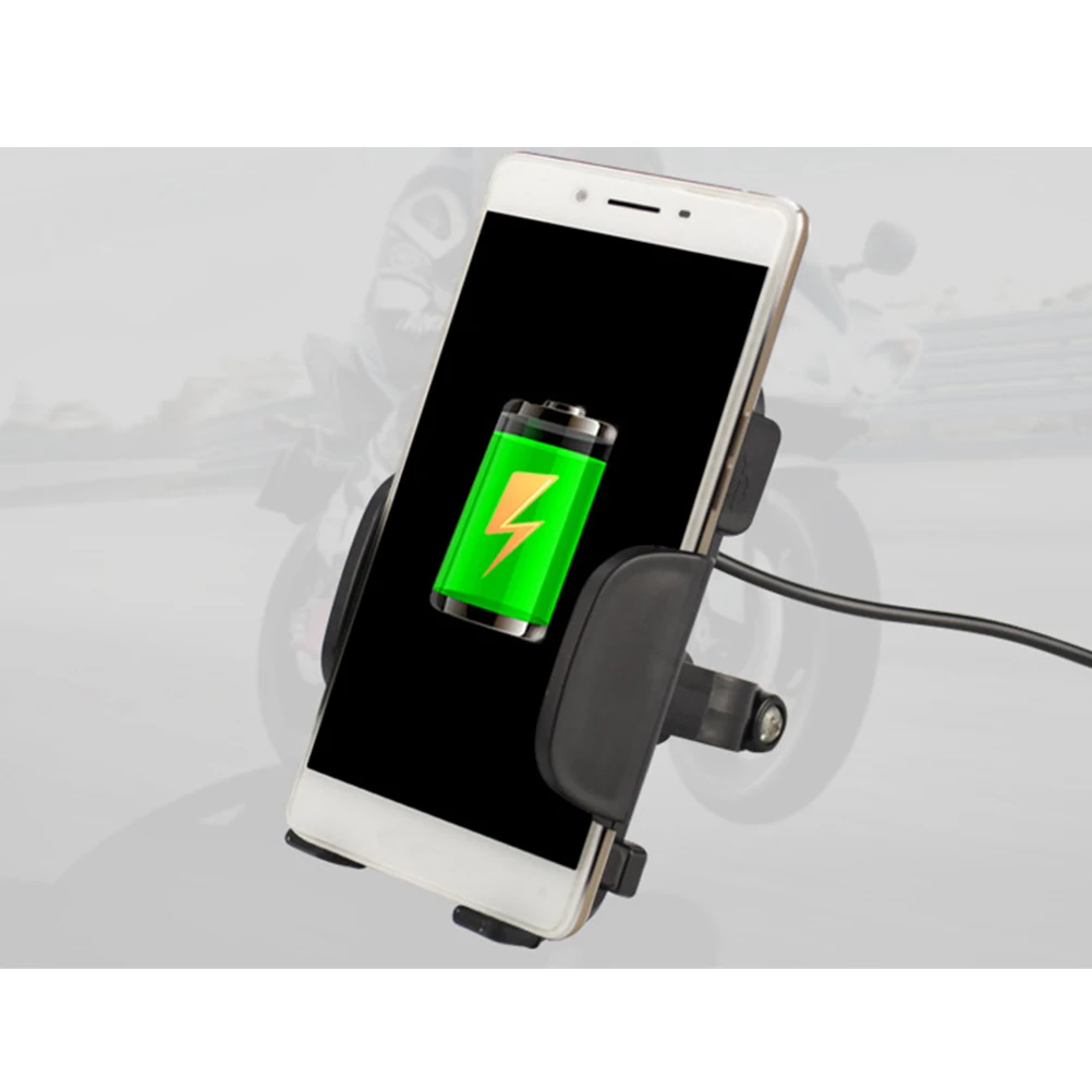 Зарядное устройство для мотоцикла Кронштейн мобильного телефона зеркало