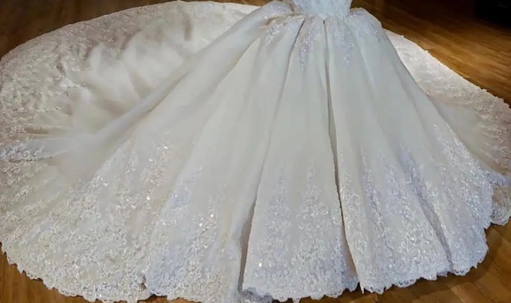 Женское свадебное платье-русалка длинное платье с аппликацией 2019 | Свадьбы и