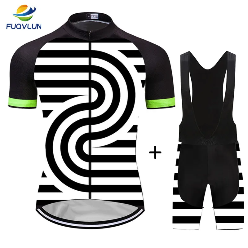 FUQVLUN 100% полиэстер 2019 Велоспорт трикотаж набор Roupa Ciclismo/дышащая велосипедная