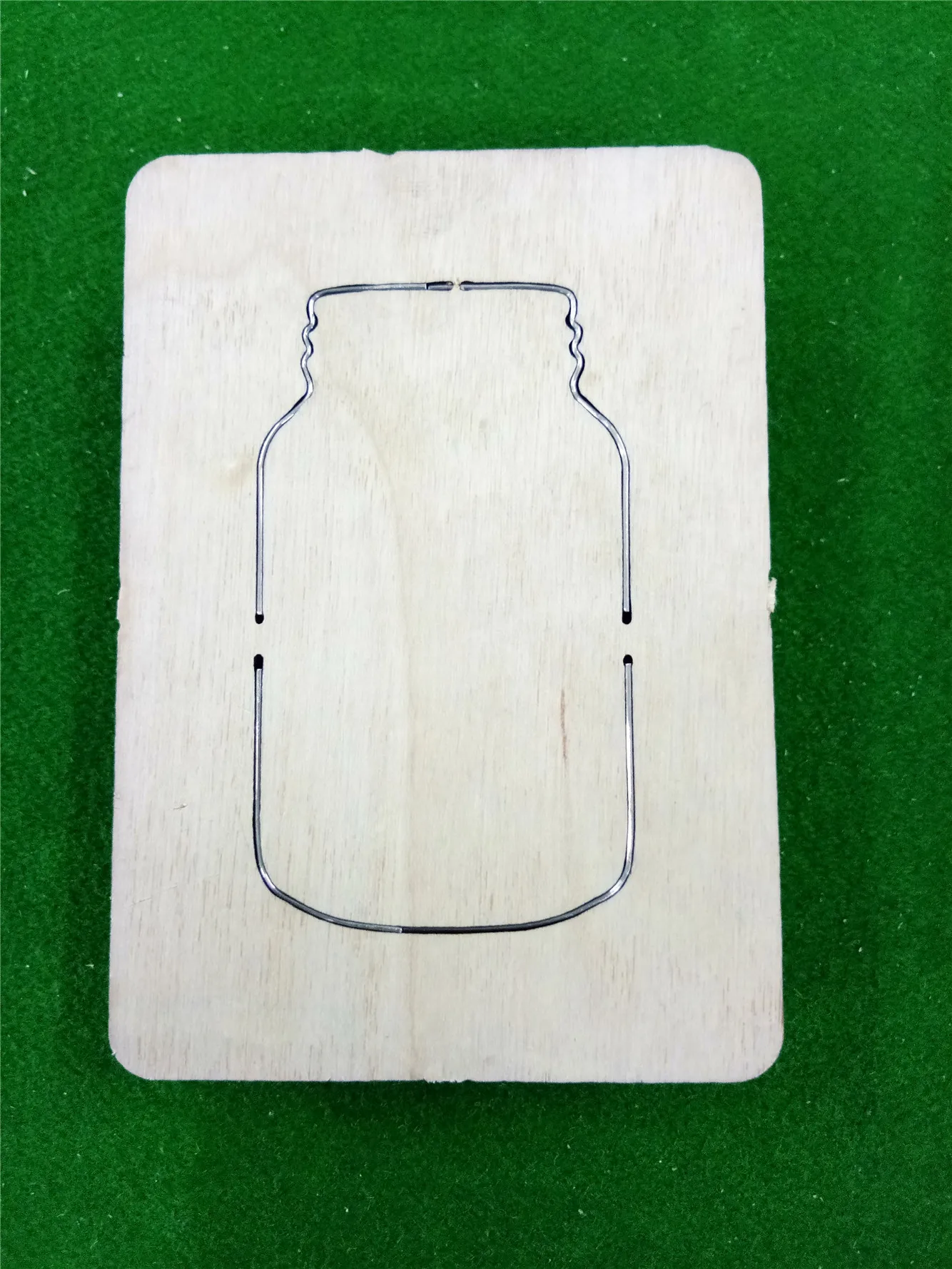 Бутылка DIY новая деревянная форма для скрапбукинга кожаной бумаги войлочный