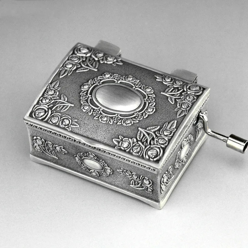 Пиратская Музыкальная шкатулка с рельефным рельефом металлическая