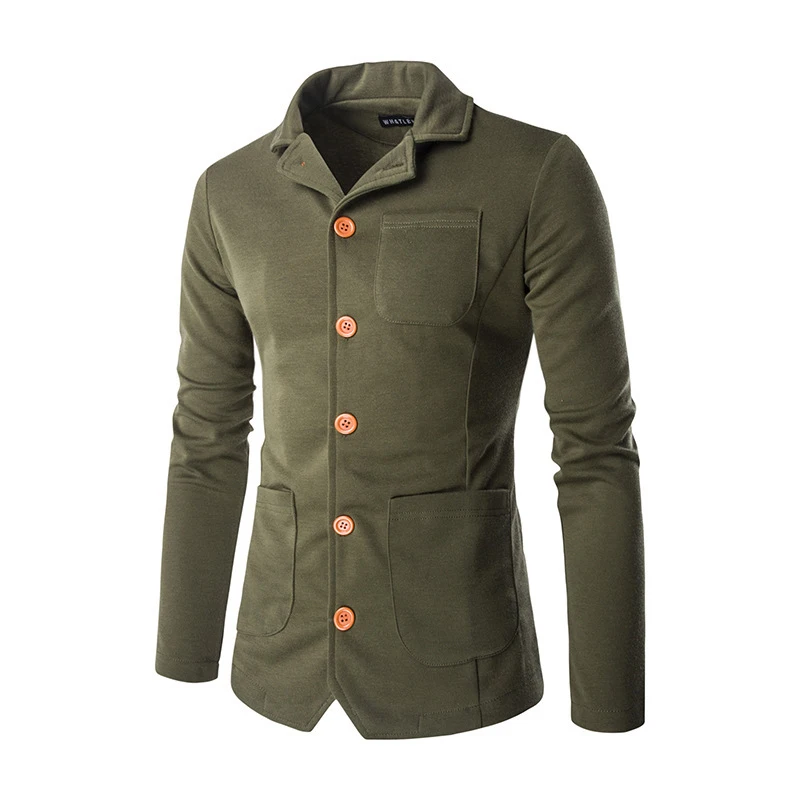 Подростков И Студентов Мода Повседневная Костюмы Slim Fit Человек Однобортный