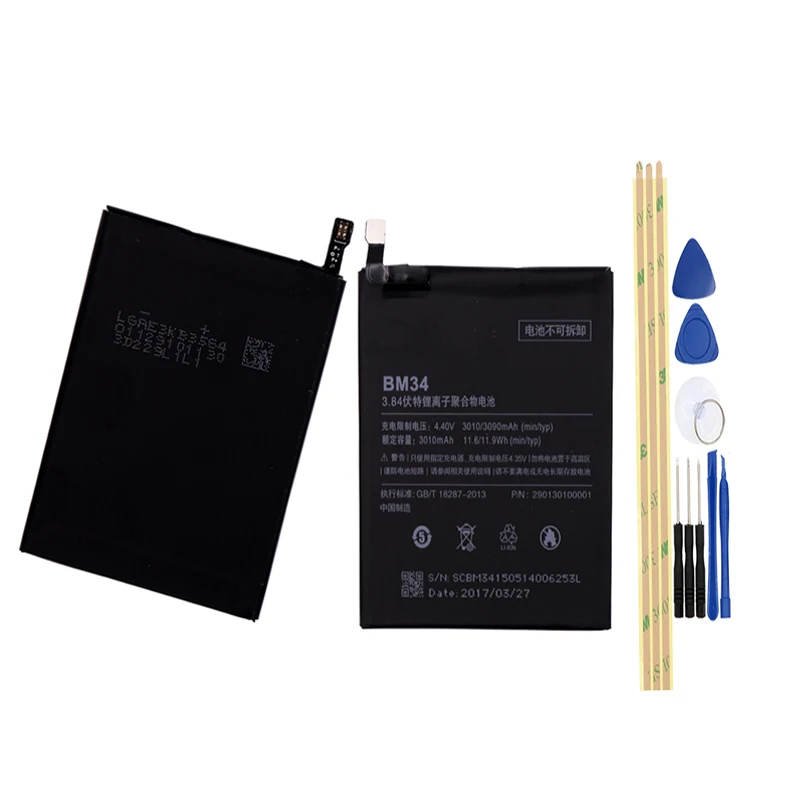 Аккумулятор Mcdark BM34 для Xiaomi Mi Note Pro запасные части телефона 3010 мАч 3090 с