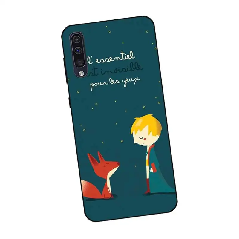 N349 с принтом Маленький принц черный силиконовый чехол для samsung Galaxy A2 Core A6 A7 A8 A9 A10 A30