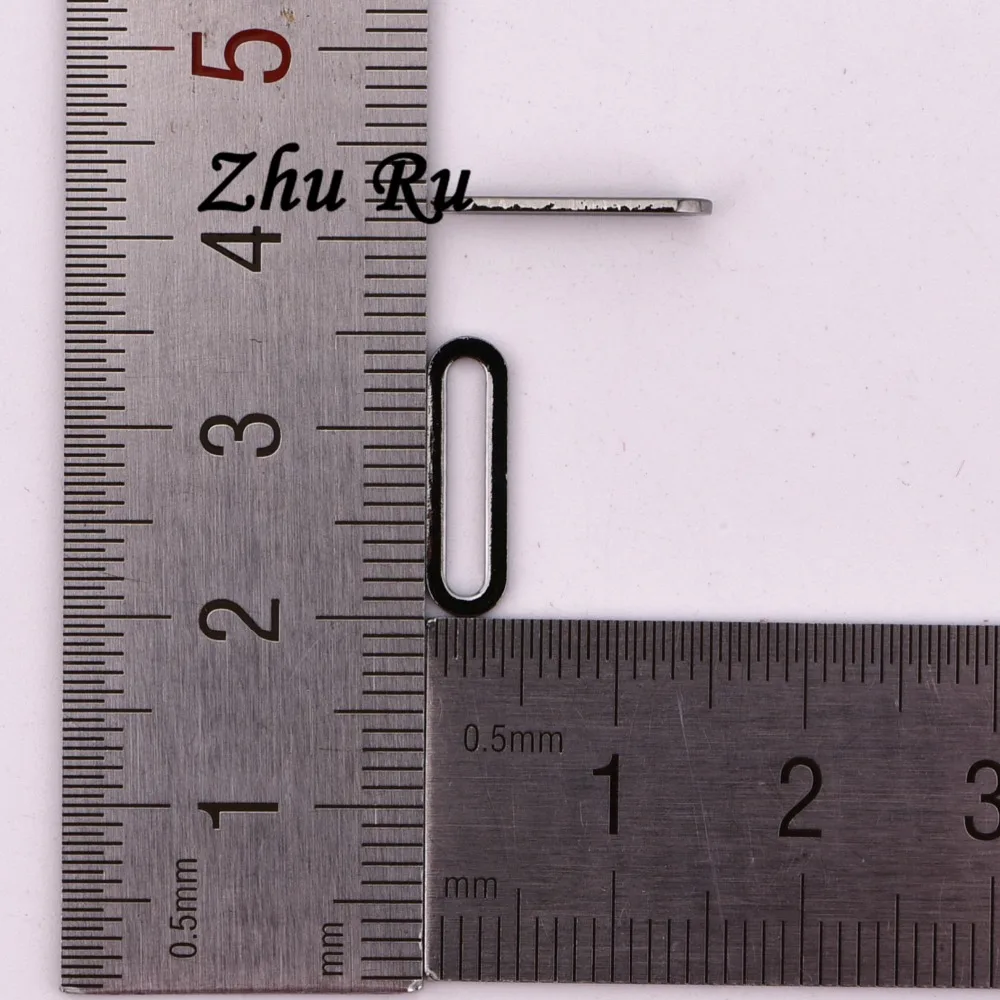 ZHU RU 20 шт./лот 15*4 3 мм овальное кольцо зажим для бумаги глаза подиумная форма