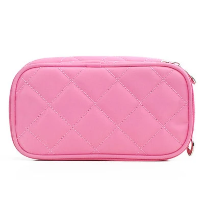Pink Не пропустите несессер, женская косметичка для макияжа, чехол для путешествий, органайзер, сумки, маленькие, высокое качество, на молнии, набор туалетных принадлежностей - Цвет: Pink