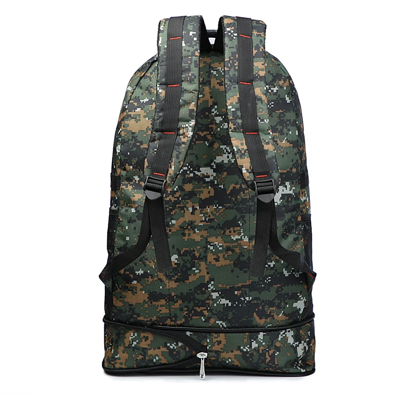 Нейлоновый военный тактический рюкзак 40 л камуфляжная спортивная сумка большой