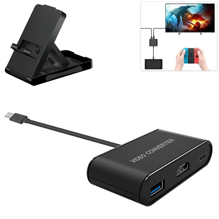 Портативная док станция Type C к адаптеру HDMI концентратор USB 3 0 видео конвертер для