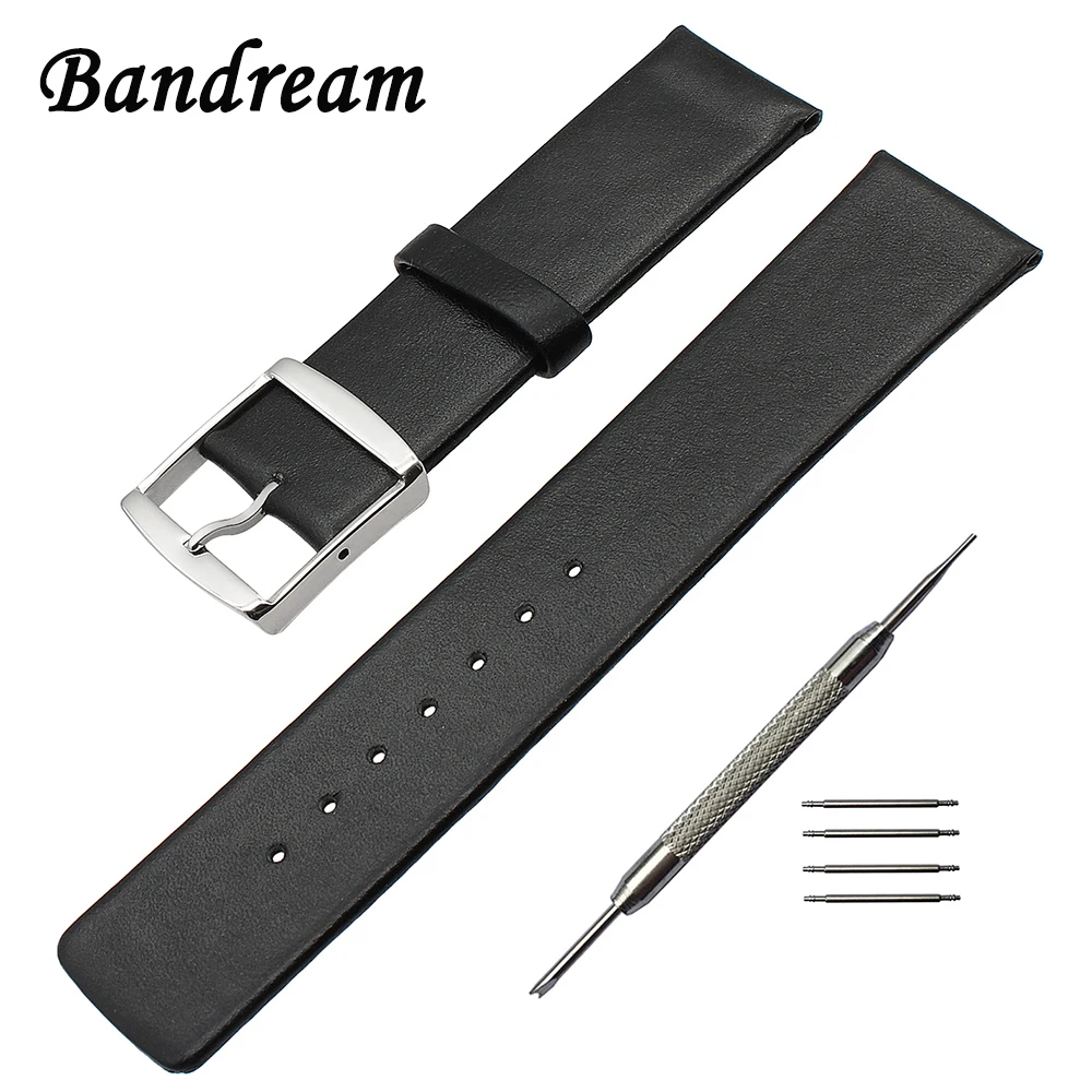 Ремешок из натуральной кожи для наручных часов браслет CK Calvin Klein DW Diesel DZ Fossil Timex