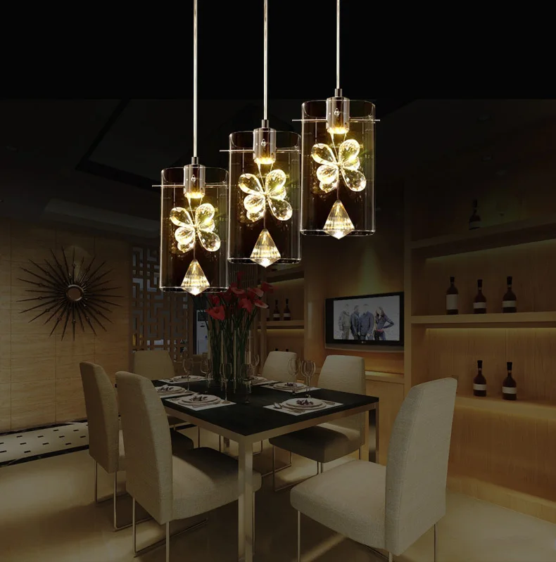 Хрустальные комбинисветодиодный подвесные светильники-бабочки для ресторана