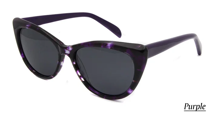 Women glass Purple ESNBIE высококачественные Поляризованные Солнцезащитные очки женские кошачьи очки feminino новые женские оттенки Модные очки - Цвет линз: Women glass Purple