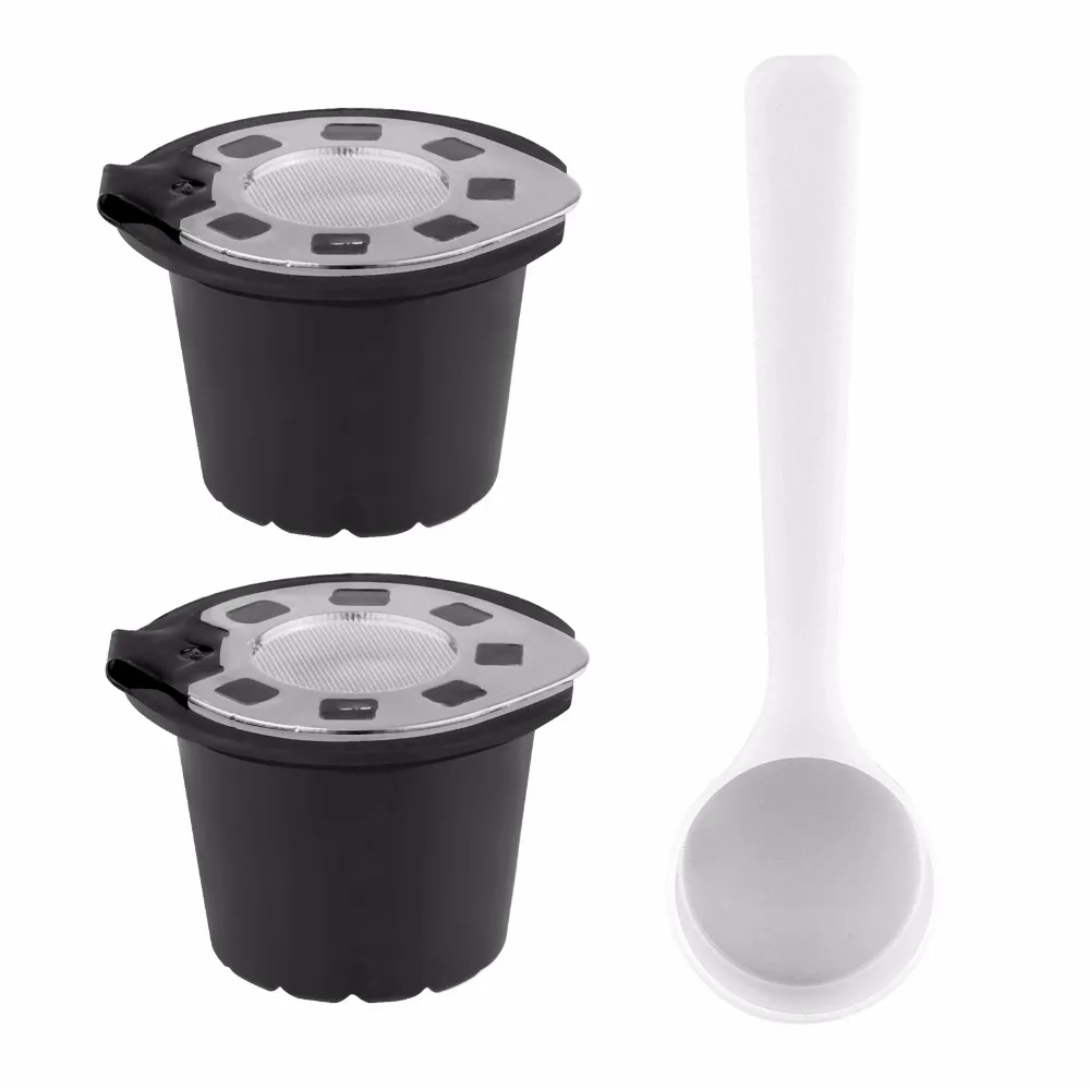 2 шт. многоразовые кофейные капсулы для Dolce Gusto|cup with|cup cupscup with spoon |