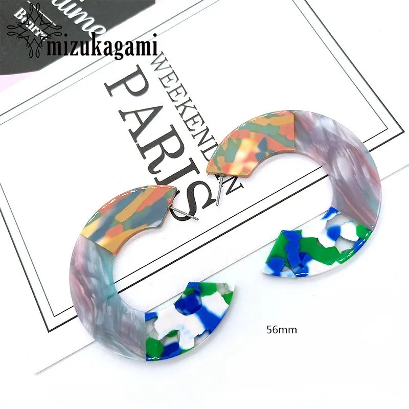 Богемное круглое геометрическое покрытие из ацетатной пленки акриловая