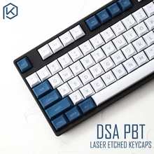 dsa pbt top Printed legends white blue Keycaps Laser Etched gh60 poker2 xd64 87 104 xd75 xd96 xd84 cosair k70 razer blackwidow