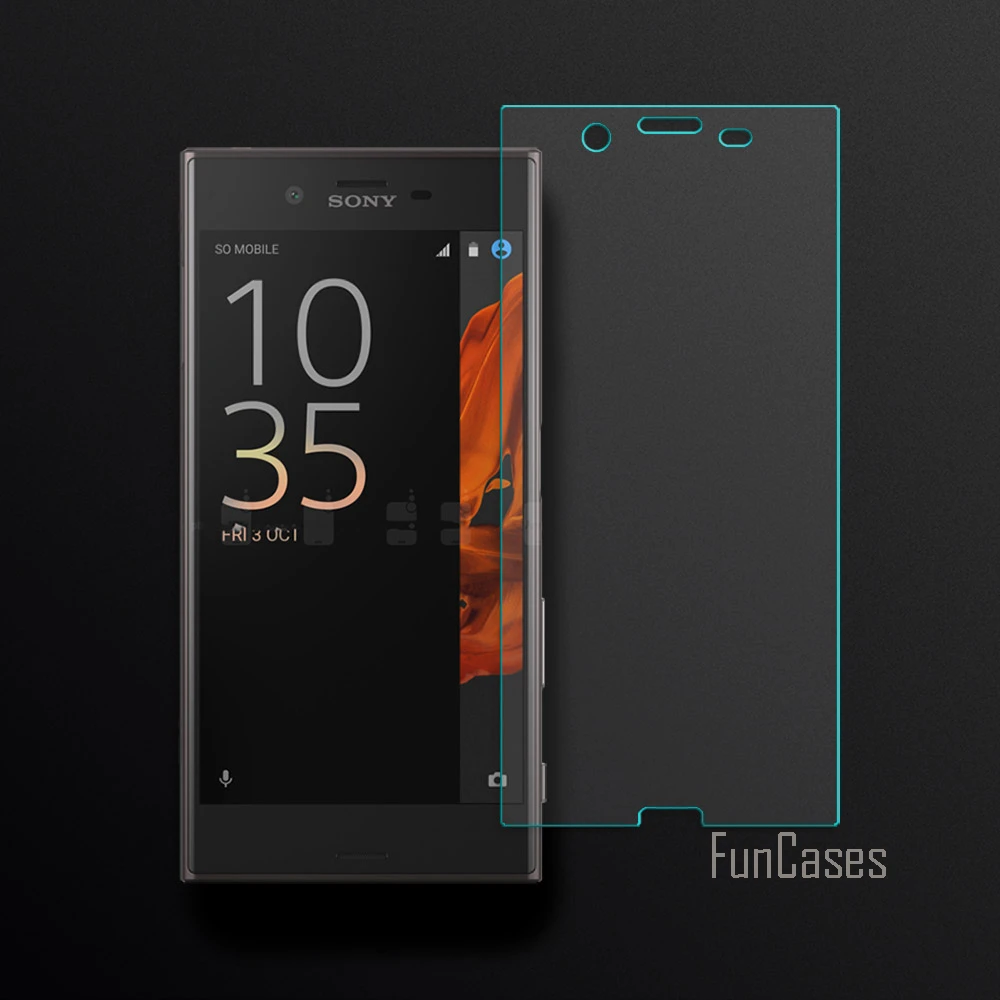 2.5D экран с закругленными краями для sony Xperia XZ XR XZs закаленное стекло Защитная