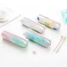 Единорог пенал Красочный розовый макияж подарок эстуши школьная юбка-карандаш Kawaii сумка, школьные принадлежности канцелярские принадлежности