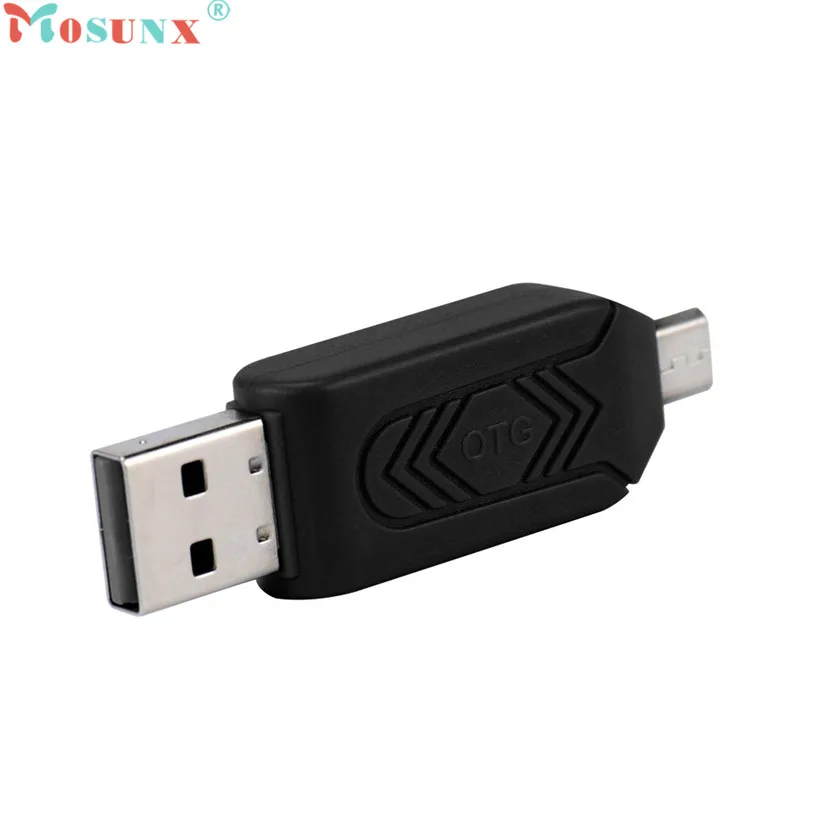 Mosunx Advanced U диск топ отдел и высокое качество мини USB 2,0+ OTG Micro SD/SDXC TF кард-ридер адаптер U диск 1 шт
