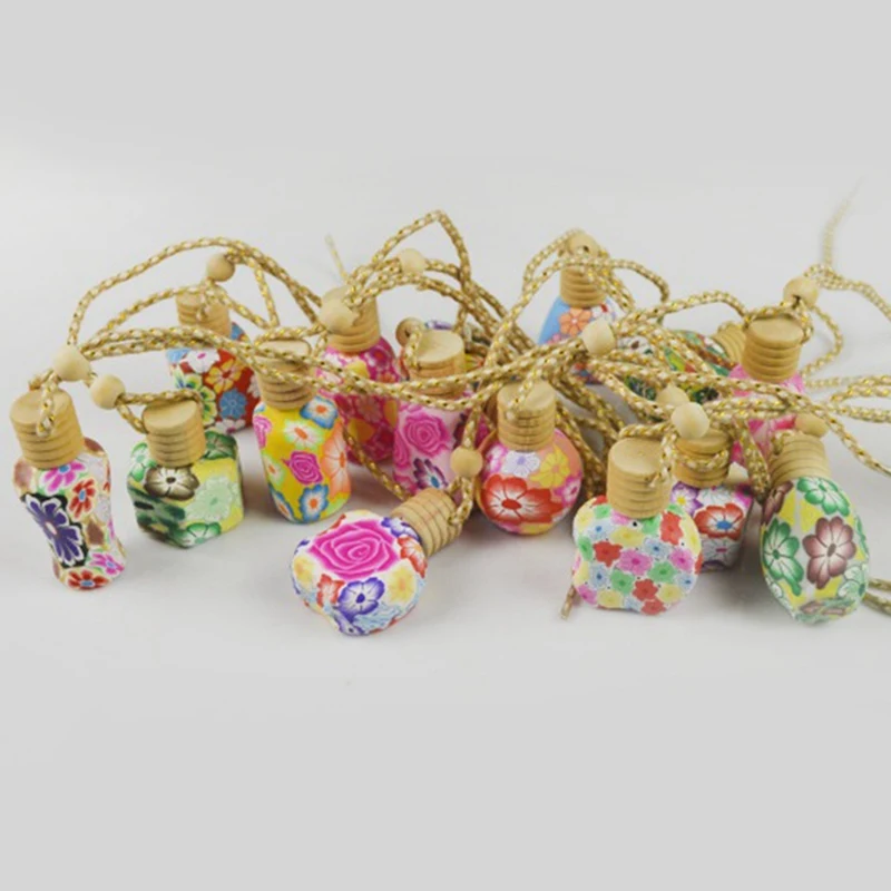 Новый Модный цветочный напечатанный подвесной автомобильный освежитель воздуха