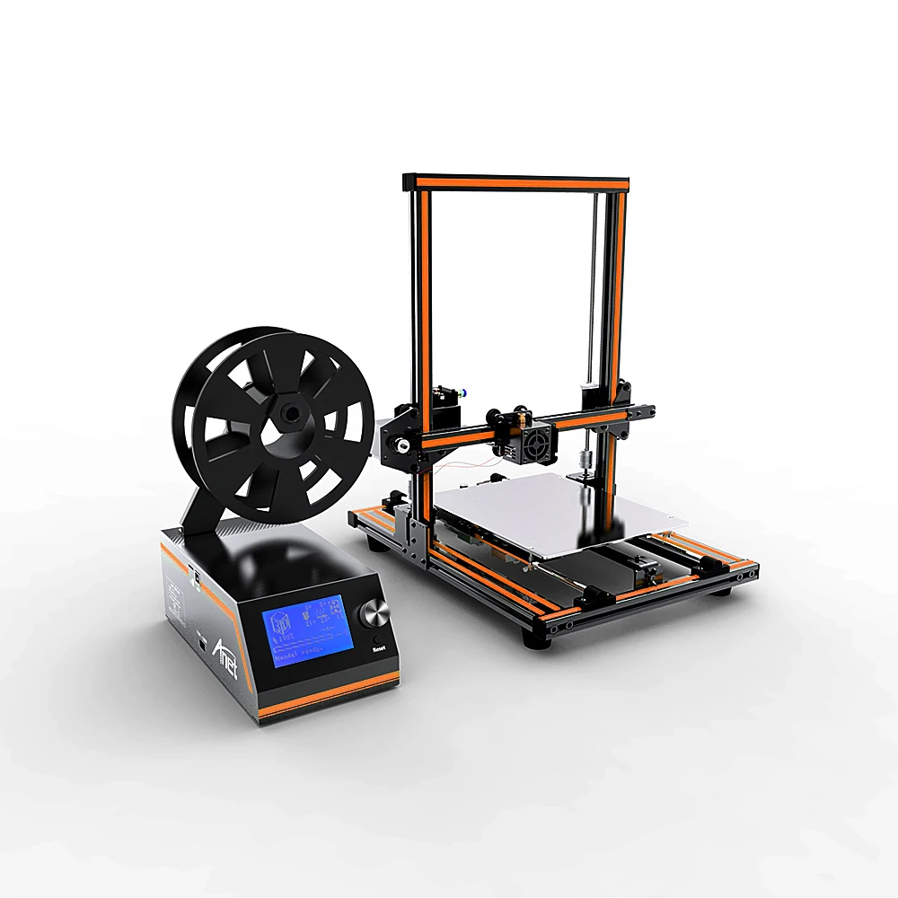 Anet E10 E12 3d Принтер Высокоточный Рабочий стол принтер наборы Reprap DIY набор Off line