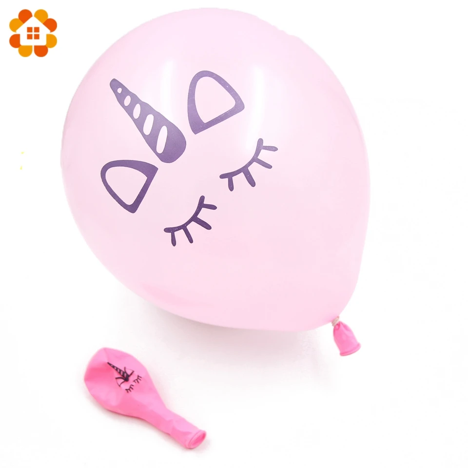 20 шт Белые и розовые воздушные шары в виде единорога латексные вечерние Детские