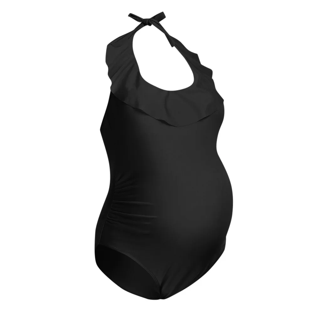 Женский купальник для беременных Tankinis однотонный кормления пляжная одежда