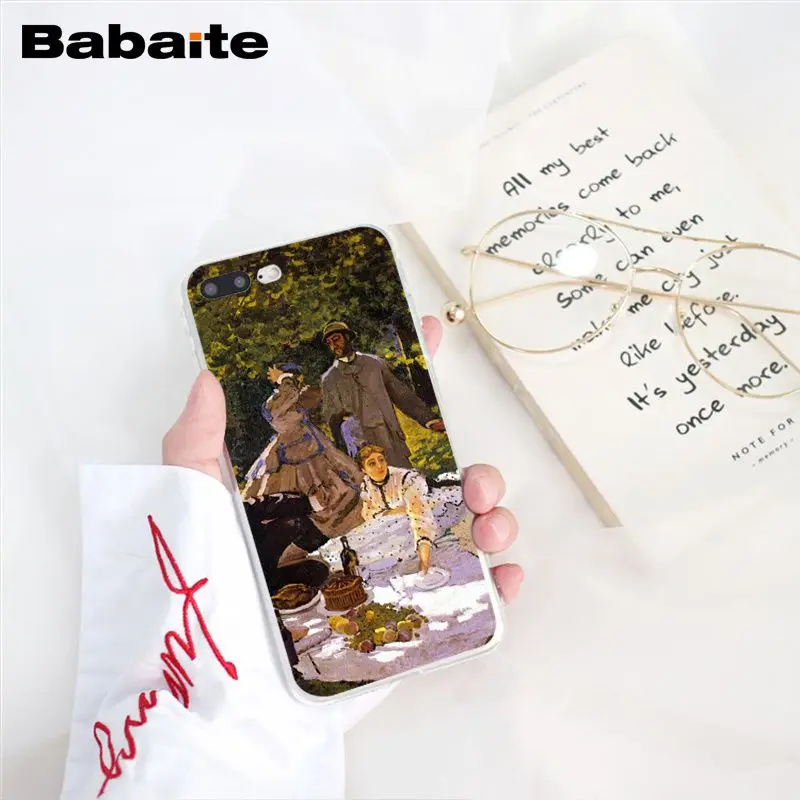 A5 Babaite Клода Мона картина маслом Подсолнух чехол для телефона для iphone 11 Pro 11Pro Max X XS MAX 6 6s 7 7plus 8 8Plus 5 5S SE XR - Цвет: A5