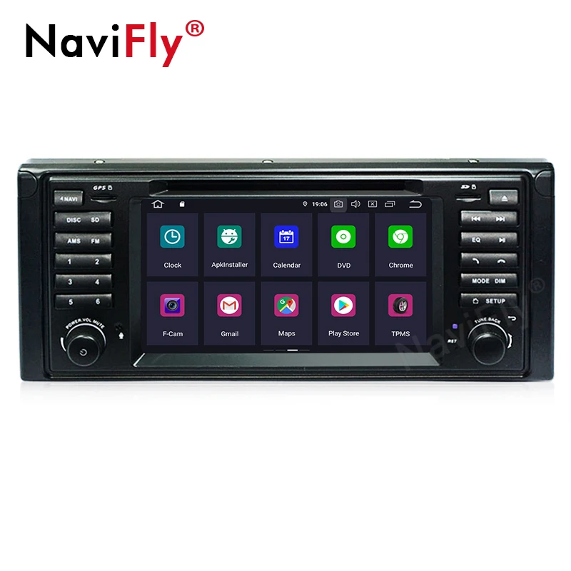 IPS DSP Android 9 0 4G Автомобильный GPS для BMW X5 E53 E39 DVD плеер стерео аудио навигация
