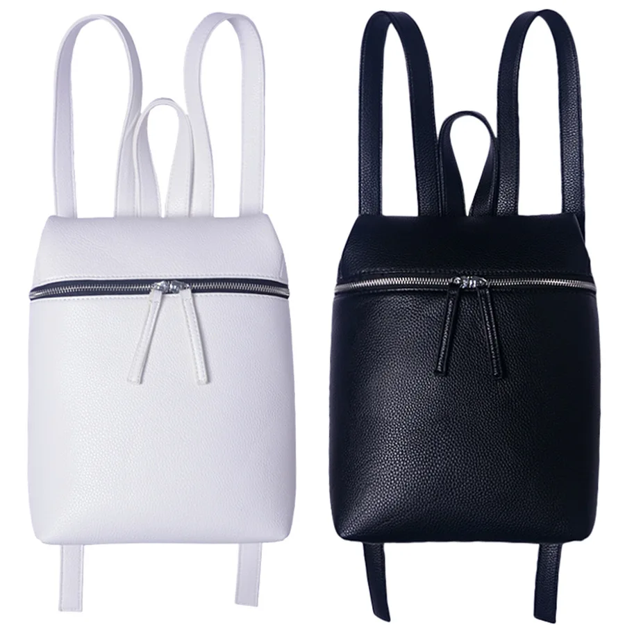 Женский рюкзак из искусственной кожи на одно плечо черный и белый цвета 2019 | Багаж