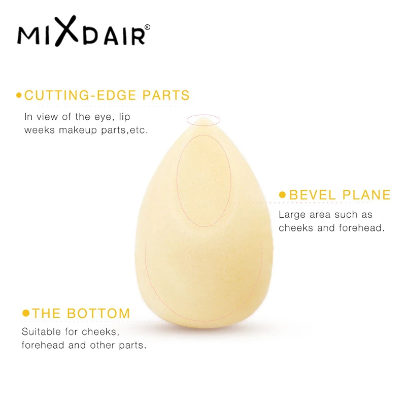 MIXDAIR косметический спонж для нанесения основы под макияж Жидкий Макияж