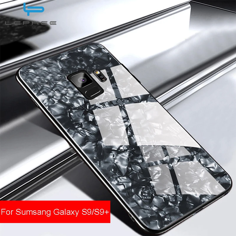 Мраморный футляр с камнями для samsung Galaxy S9 Plus, чехол, зеркальный, закаленное стекло, твердый чехол для samsung S10 Plus S10 E Lite Note 9 S8