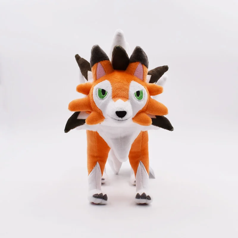 23*27 см 2 вида стилей Lycanroc Peluche Куклы Мягкие Мультяшные плюшевые игрушки PP Хлопок Мягкие куклы подарок для детей Рождественский подарок