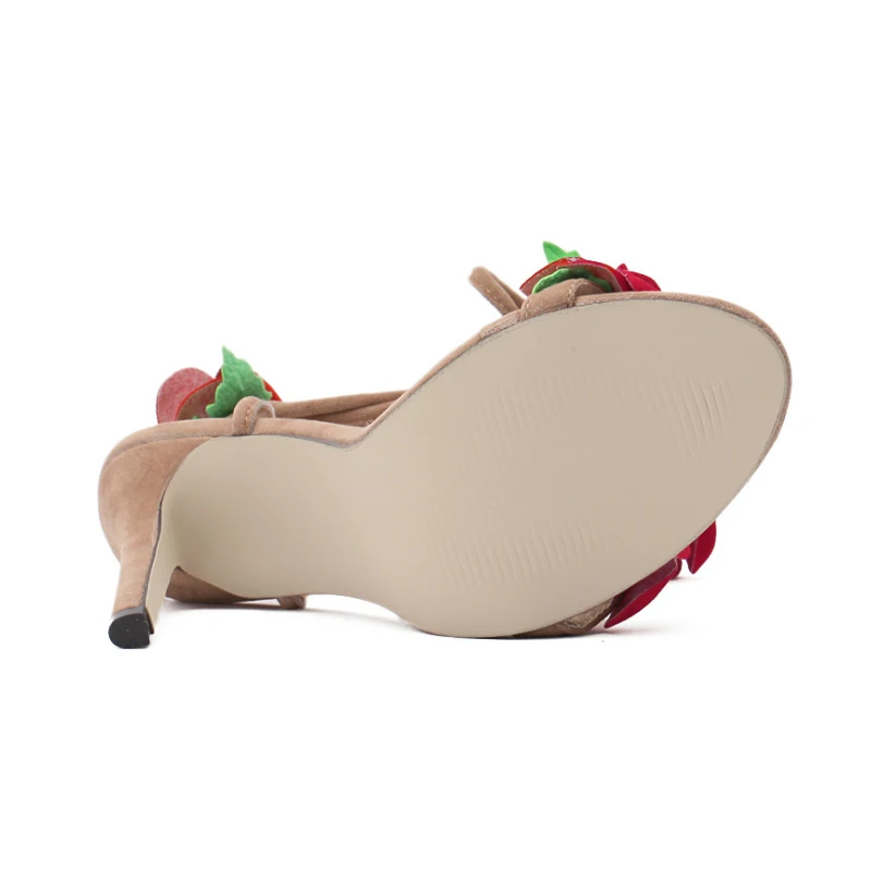 Новые летние женские сандалии со звездами женская обувь на высоком каблуке с