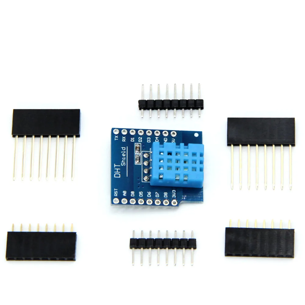 

10pcs/lot DHT Shield for D1 mini DHT11 Single-Bus Digital Temperature and Humidity Sensor Module Sensor