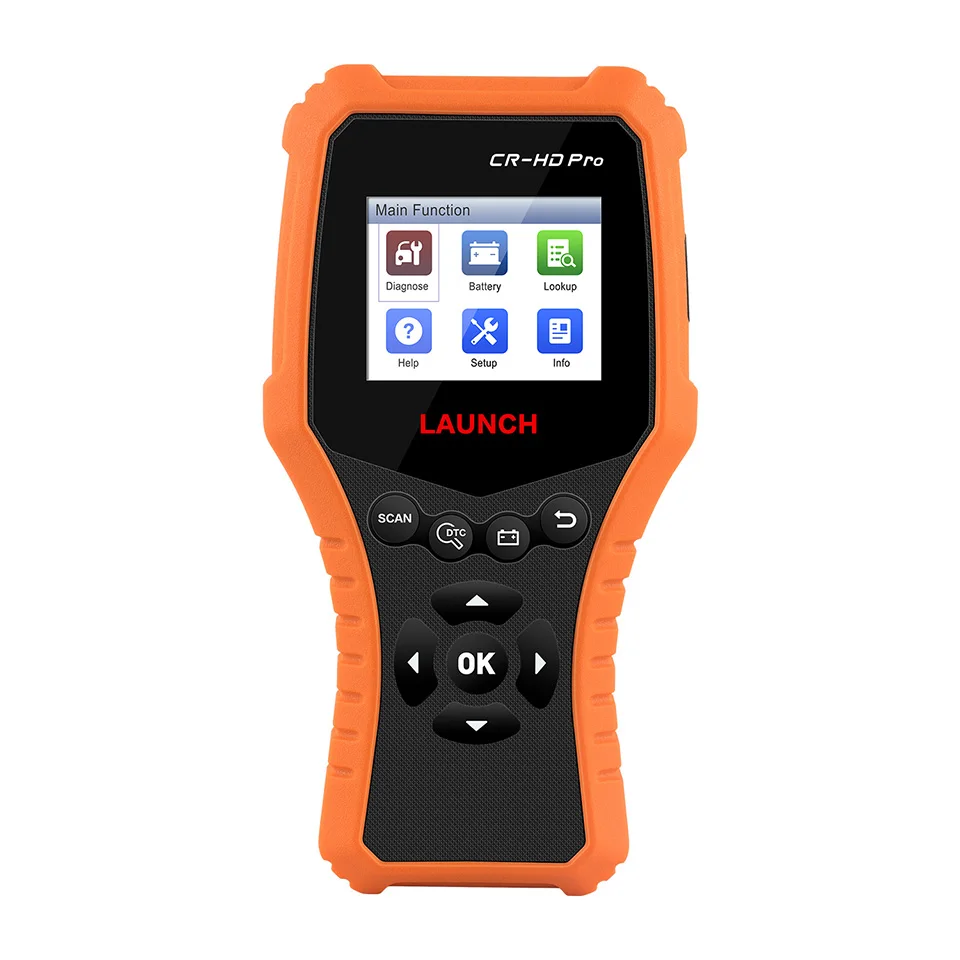 Запуск автомобиля грузовик obd2 hd obd код ридер сканер CR HD Pro Поддержка 12 В/24 В запуск
