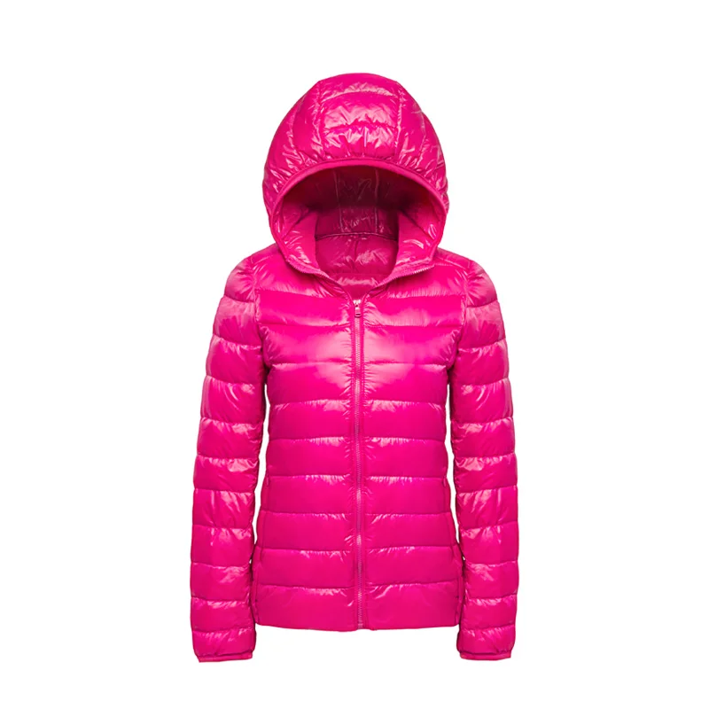 Новинка Осень-зима Женский ульсветильник пуховик светильник ые легкие парки с