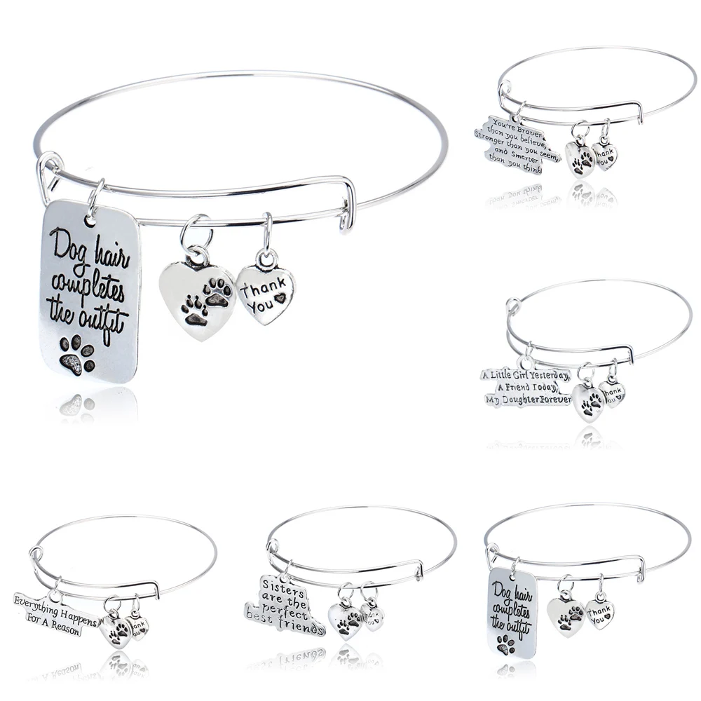 Браслет с подвеской в виде сердца подвески для всей семьи девочек дочек сестер