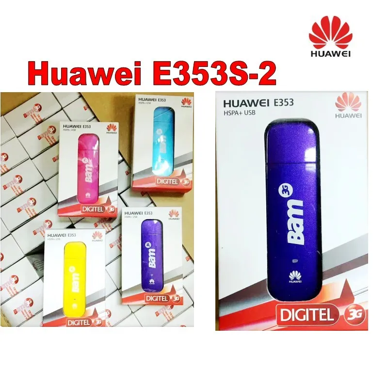 Lot of 200pcs Original Unlocked Huawei E353 3G Wireless Modem 21M USB Stick,DHL shipping