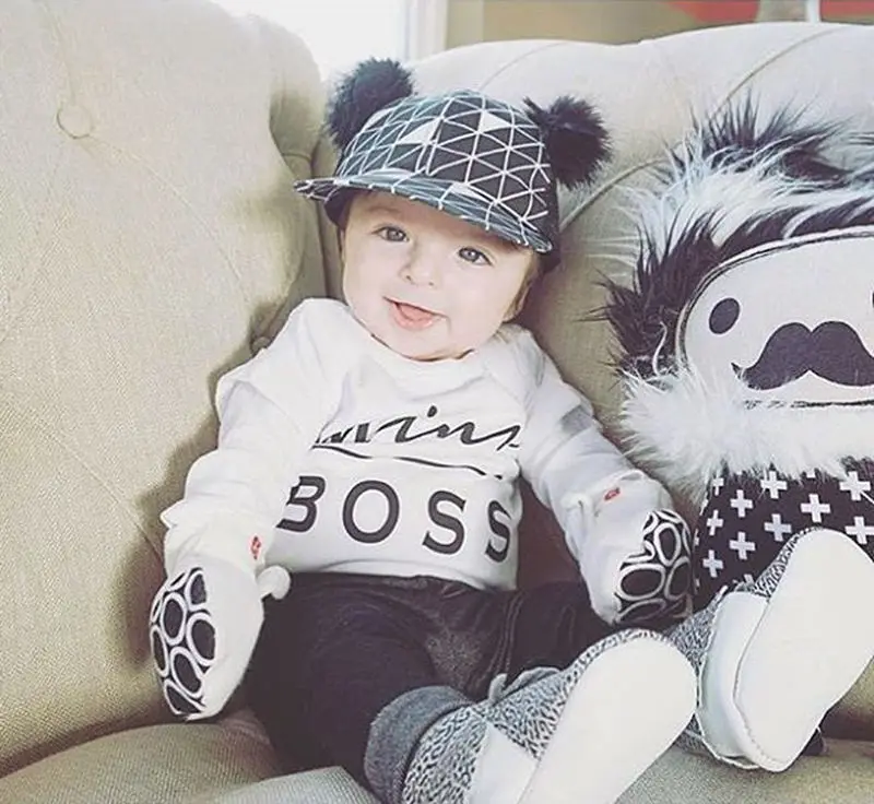 2018 Новое поступление Рождественская семейная Одежда для новорожденных детей