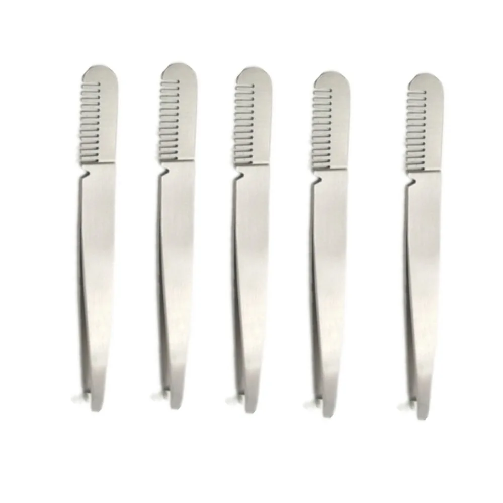 10 шт. пинцеты для бровей из нержавеющей стали|eyebrow tweezers|stainless steel eyebrow tweezerhair tweezer |