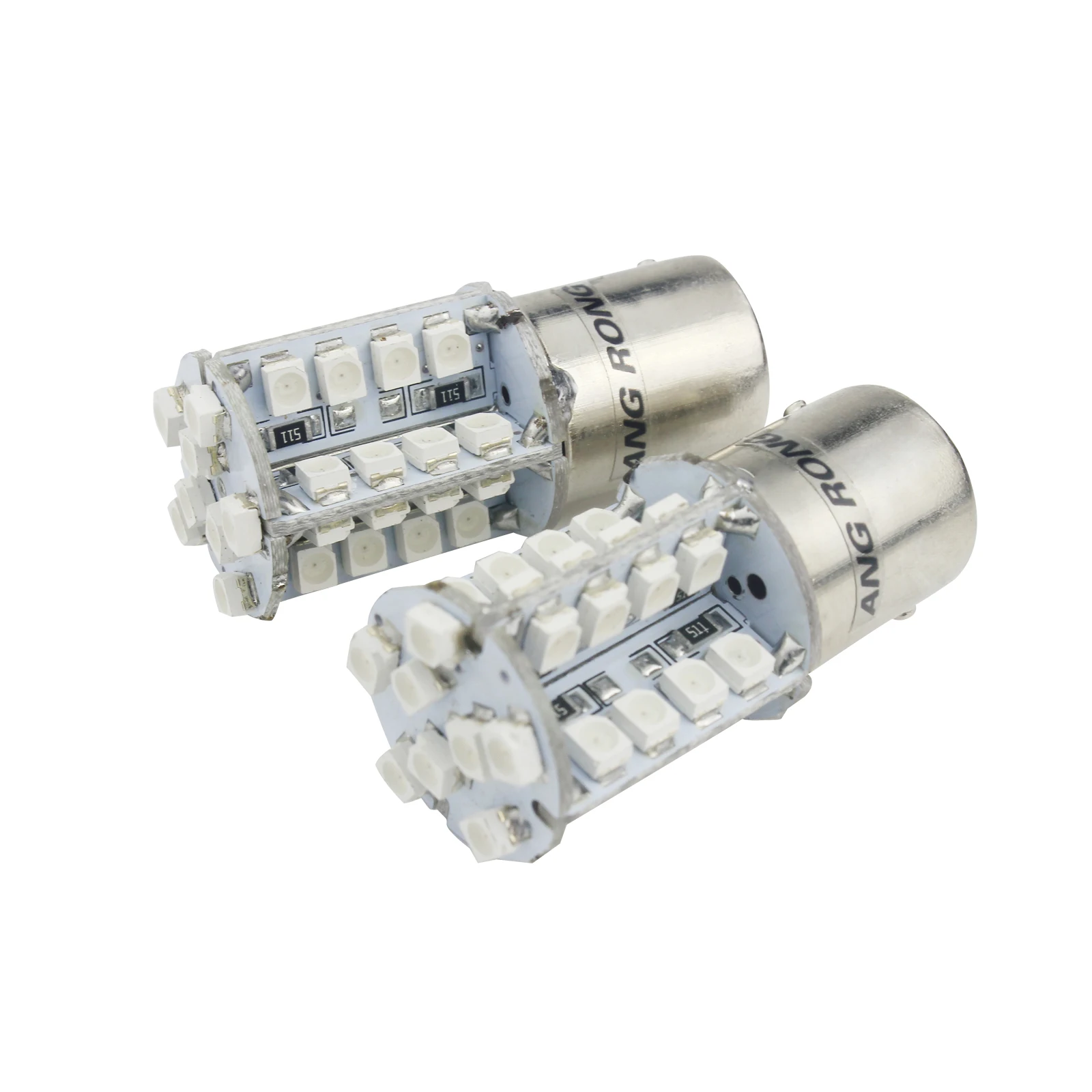 ANGRONG 2x581 PY21W BAU15s 6W 40 SMD светодиодный ная лампа боковой индикатор фонари заднего