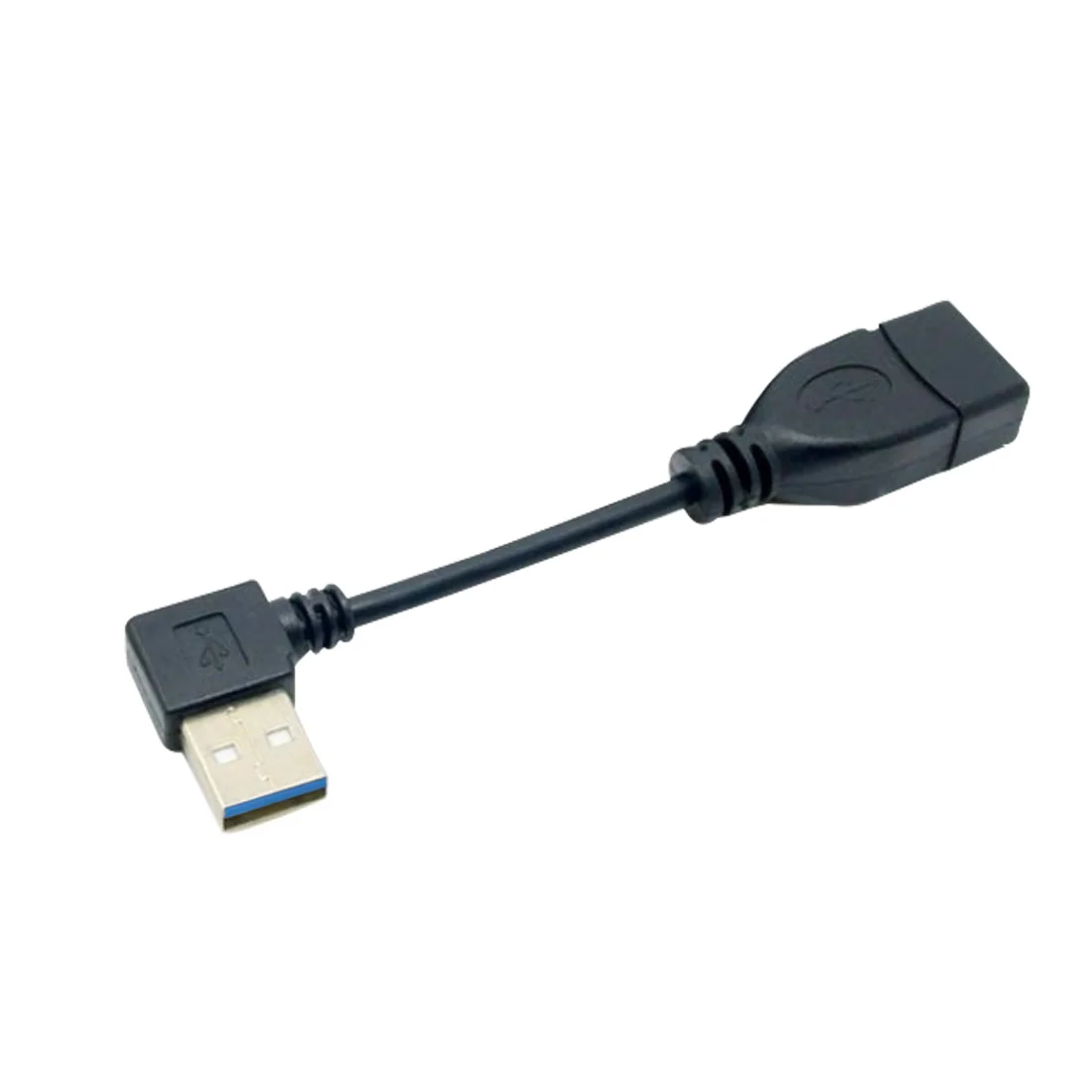 Удлинительный кабель-переходник штекер-гнездо 20 см USB 3 0 правый/левый/вверх/вниз