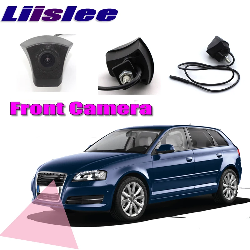 LiisLee Фронтальная камера для Audi A3 8 V 2013- логотип CAM капюшон сетка передняя решетка CAM "сделай сам" Управление вручную канал Фронтальная камера