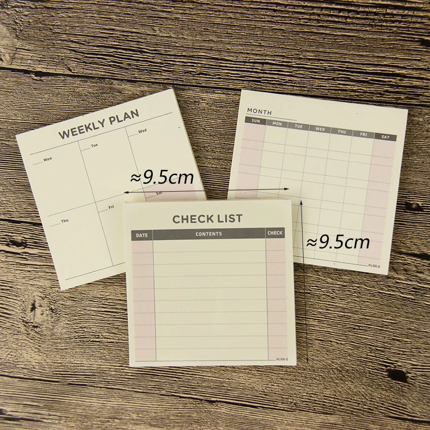 Мини Еженедельный Ежемесячный план работы книга Filofax ноутбук для детей чтобы узнать канцелярские