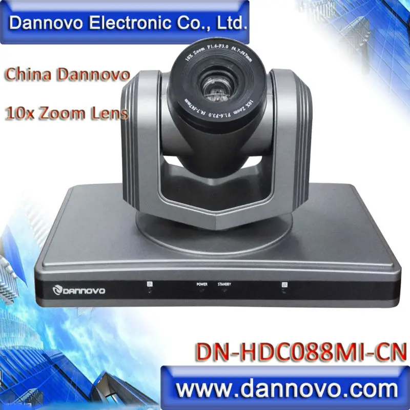 DANNOVO HDMI PTZ камера для видео конференц системы Китай 10x зум HD SDI DVI YPBPR AV поддержка