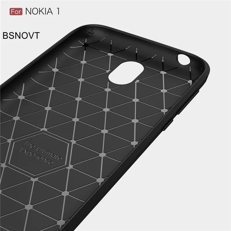 BSNOVT для Nokia 1 чехол противоударный силиконовый матовый телефона Fundas 2018 Чехол