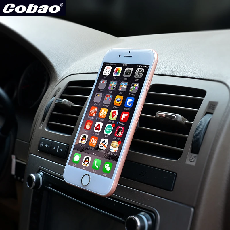 Cobao 2017 Магнитная автомобильная подставка для телефона iPhone 7 Samsung S8 Air Vent GPS