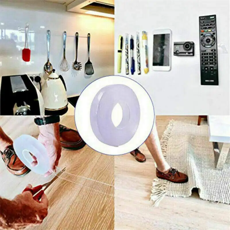 

Multifunctional Double-Sided Adhesive Tape Traceless Washable Removable Tapes