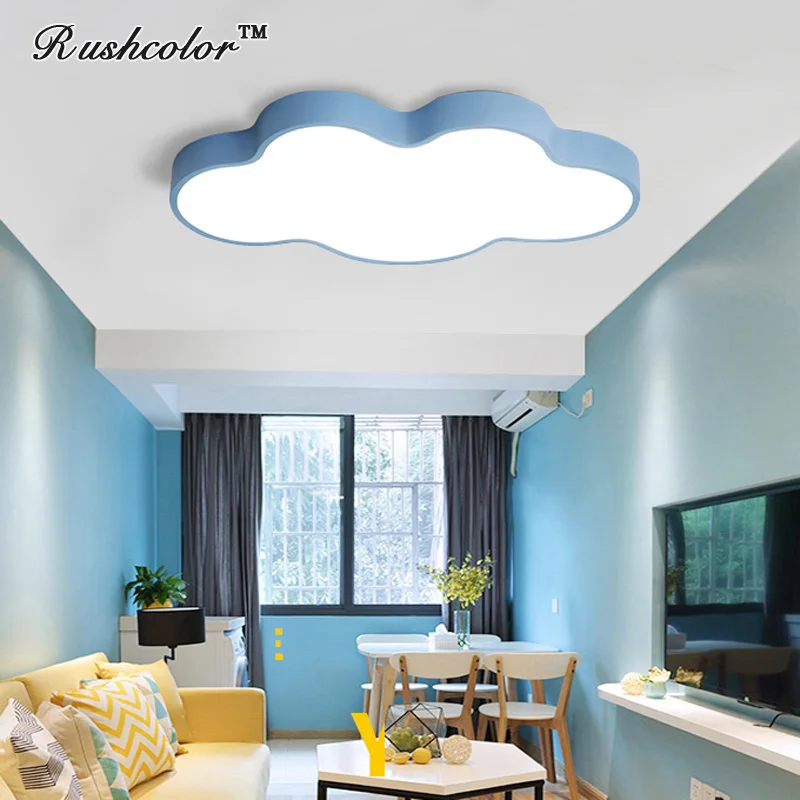 Современные Macarons облако светодиодный потолочный светильник для спальни/детской